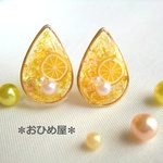 再販＊はちみつジンジャーエールのピアス／イヤリング