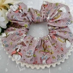 【 くりたん★期間限定価格 】☆リバティ☆シュシュ☆Goosy Gladrags☆グーシー・グラッドラッグズ☆ピンク系☆鳥☆ガチョウ☆