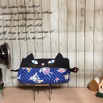 黒ネコのBOXティッシュカバー