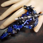 蒼闇に蠢く龍爪／ゴシック風アーマーリング