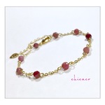 SALE♥天然石ルビーのブレスレット