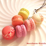 ごろごろマカロンストラップ（ぽかぽか春色ver.）