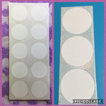 ［order10］《ホワイトシール》正円形4cm&2.5cmセット