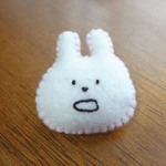なんともいえない顔。