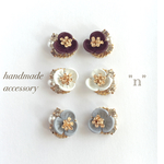 再販♡小さいお花のビジューピアス