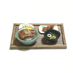  『うなぎ屋さんでランチ♪』●鰻丼・肝吸い等●ミニチュアフード