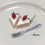 いちごのショートケーキ🍰ピアス