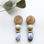  WOODY EARRING【014】