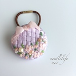 SA・KU・RA  刺繍ヘアゴム