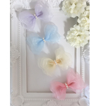 再販×⑥♡《Baby&Kids》オーガンジーパール付き♡ヘアクリップ