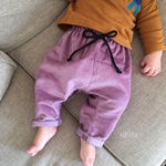 コードュロイ サルエルパンツ