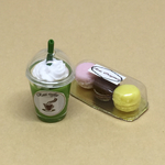 ミニチュア♡抹茶カップドリンク&マカロンパック