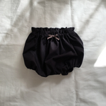  かぼちゃパンツ〜ハーフリネンダークグレー〜