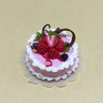 ミニチュア♡イチゴとラズベリーのホールケーキ