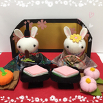 うさぎのひな人形    受注製作です〜〜