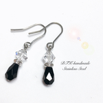 アレルギー対応  モノトーンピアス  BTK★★☆
