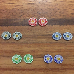 北欧風 お花ピアス