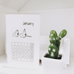White J'aime ma maison 2017 calendar