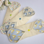 コットンニット♪２４ｃｍ☆防水布使用☆一体型布ナプキン☆３枚セット