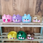 〈再販×3〉どうぶつニットの小物入れ(大)