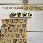 ニャンだらけ 消しゴムはんこ