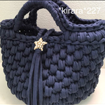 *kirara*227ネイビー パール ラインストーン マルシェ