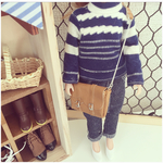 チェーン付き合皮👜【キャメル】