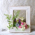 charot様からのご注文でございます Flower frame ご結婚お祝いなどに