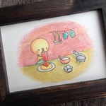 得意料理はオムライス！ イラスト