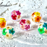 お花がいっぱいのイヤリング/ピアス