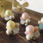 pastel ✳︎ mini ビジュー ピアス 