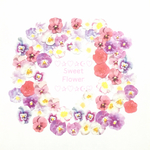 月末消去))新作♡sweetフラワーシール