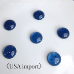 〈USA import〉トランスペアレント ダークブルー×マルチカラー レジン カボション （4個 ）