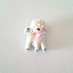 レトロなひつじブローチ⑤