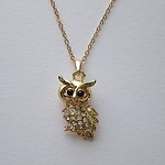 フクロウペンダントネックレス.:*:・'.:*☆ 