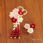 ＜桜＞かんざし４点セット　卒業・成人・ブライダル　