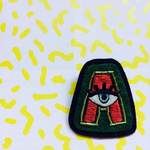 イニシャルアイバッジ【A】