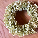アナベルのドライフラワーリース