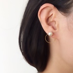circle×pearl　ピアス/イヤリング