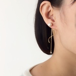 back　wave　ピアス/イヤリング