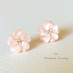 桜の花ピアス  14kgf