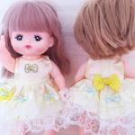 ♡フリフリ リボンの イエロードレス