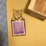 消しゴムはんこ 切手枠