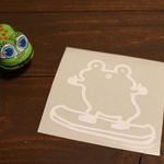 【3色あります！】カッティングステッカー【ゆきあそび】