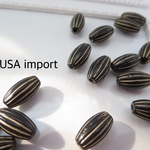 USAインポート☆ストライプアクリル  ビーズ
