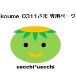 koume-0311さま　専用ページ