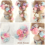 mamibooo様専用ページ♡ピンクパールヘッドドレス、リストブーケブーケ、ブートニアセット♡