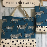 parisfabric★シマウマ入園セット【8号帆布】