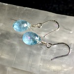 Aquamarine.天然石アクアマリンピアス④