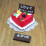 ミニチュア♡バレンタイン♡型ケーキ